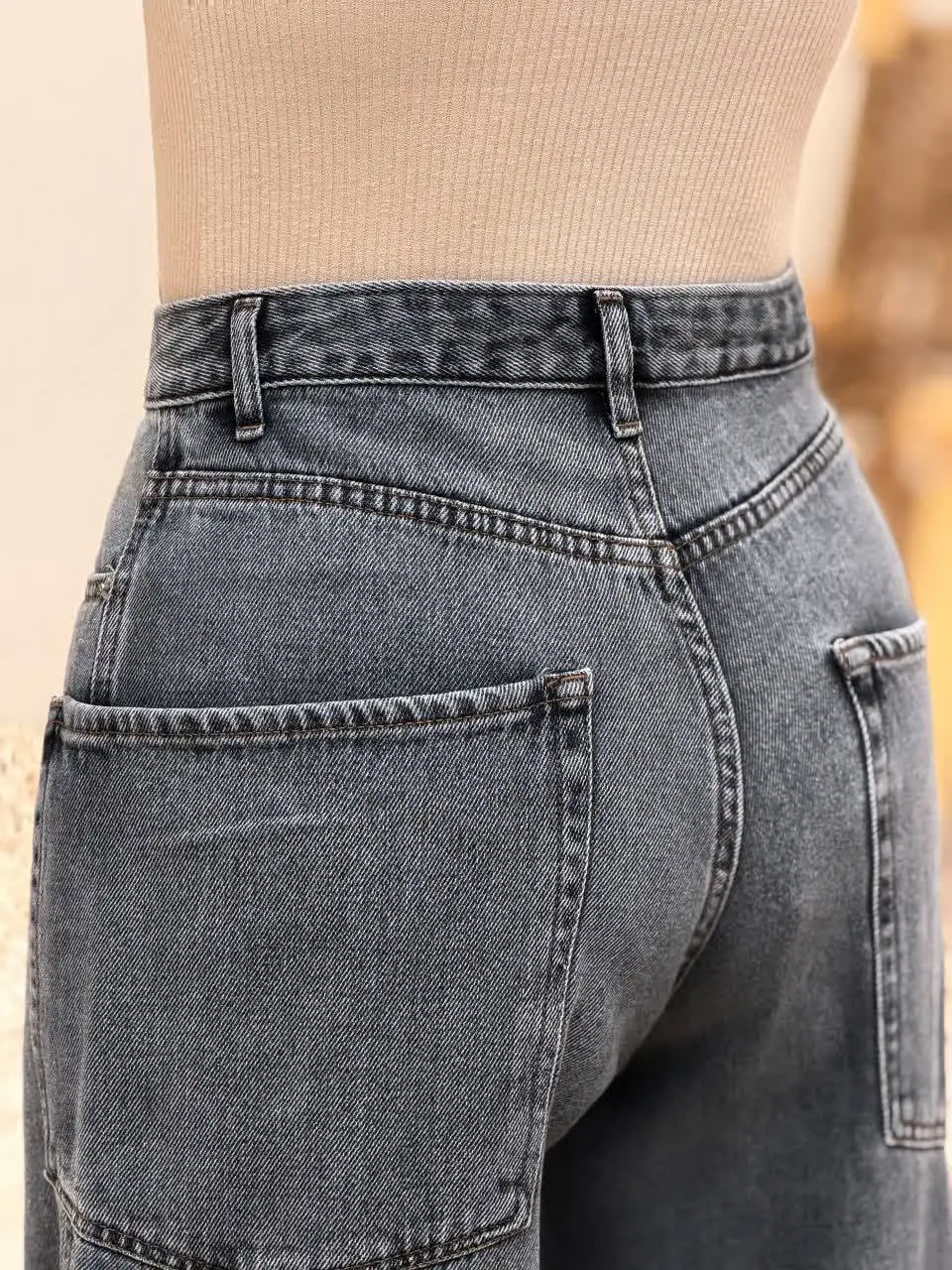 3749-شلوار واید لگ کد 912785